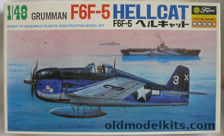 Fujimi 1/48 Grumman F6F-5 Hellcat for Motorizing - (F6F5) VF-21 / Airplane From CV-18, 4 plastic model kit